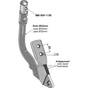 Holder for såskjær - Bourgault
