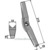 Kultivetor Spiss Agrilla Super - 215x18x16mm - Väderstad