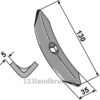 Kultivator Spiss - 130x35x5mm