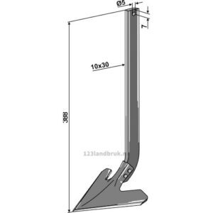 Tind Komplett med Skjær 388x140mm - 140mm - Schmotzer