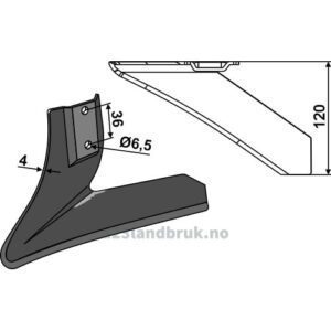 Vingeskjær - 120x4mm - Venstre - Einböck, Schmotzer