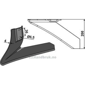 Vingeskjær - 200x4mm - Venstre - Einböck
