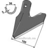 Gåsefotskjær - 100x5mm - Venstre - Hatzenbichler