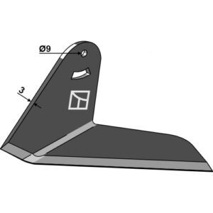Vingeskjær - 155x3mm - Venstre - Steketee