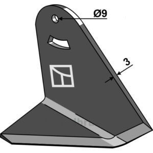 Vingeskjær - 75x3mm - Høyre - Steketee
