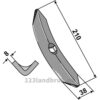 Kultivetor Spiss - 210x38x8mm