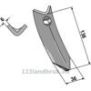 Kultivator Spiss - 138x36x6mm - Marsk-Stig
