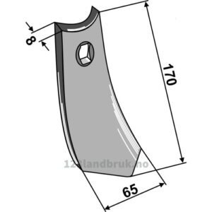 Kultivetor Spiss - 170x65x8mm - Marsk-Stig