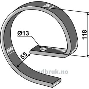 Overdel 32x10 Forsterket