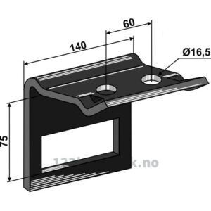 Holder for tind 100x16
