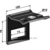 Holder for tind 70x12 - Til ramme 60x60 - Lemken