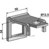 Holder for tind 32x10 og overdel 32x10 - Til ramme 50x12