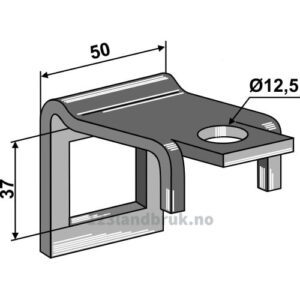 Holder for tind 32x12 og overdel 32x10 - Til ramme 50x15