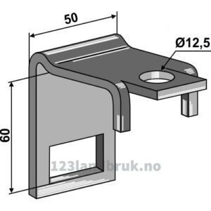 Holder for tind 32x10 - Til ramme 50x50