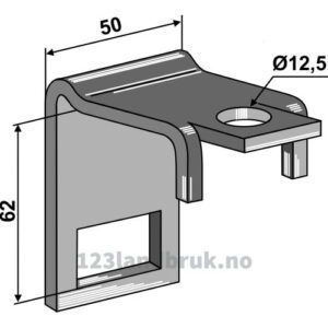 Holder for tind 32x12 - Til ramme 50x50