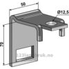 Holder for tind 32x10 og overdel 32x10 - Til ramme 50x50