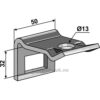 Holder for tind 32x10 og overdel 32x10 - Til ramme 50x12