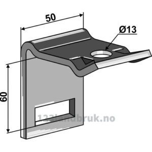 Holder for tind 32x10 - Til ramme 50x50