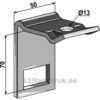 Holder for tind 32x10 og overdel 32x10 - Til ramme 50x50