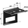 Holder for tind 100x14 - Til ramme 60x60
