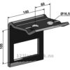 Holder for tind 100x14 og overdel 100x12 - Til ramme 80x80