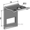 Holder for tind 45x10 - Til ramme 60x60