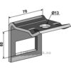 Holder for tind 45x10 - Til ramme 50x50