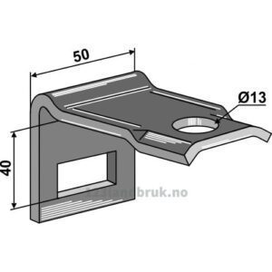 Holder for tind 32x10 - Til ramme 50x30