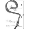Harvetind (Elastic) med Spiss - 390mm - Rau