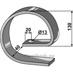 Overdel 32x10 Forsterket for B24
