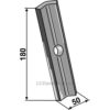 Sliteplate - 180x50x10mm - Rabe