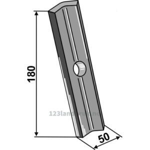 Sliteplate - 180x50x10mm - Rabe
