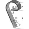 Slettetind - 80x10mm - Bednar, Köckerling, Lemken, Väderstad