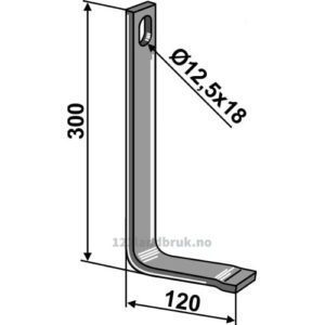 Støttefjær til Sporløsner 300mm