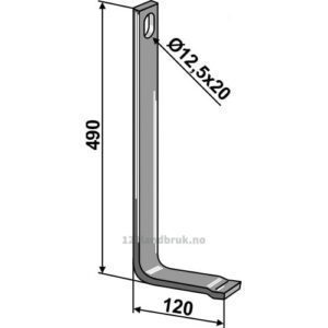 Støttefjær til Sporløsner 490mm