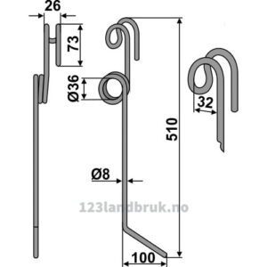 Etterharvetind - 510mm - Einböck