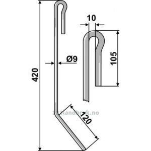 Etterharvetind - 420mm - Amazone