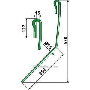 Etterharvetind - 570mm - Venstre - Amazone