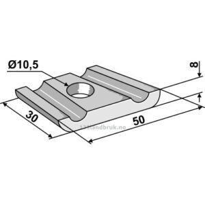 Monteringsplate - Köckerling
