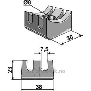 Holder til 10.HS-E1 10.HS-E2 - Einböck
