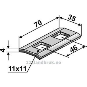 Holder for Etterharvetind - Hassia, Lemken