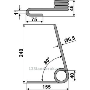 Etterharvetind - 240mm - Hassia, Lemken