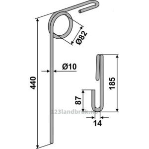 Etterharvetind - 440mm - Brix, Kongskilde