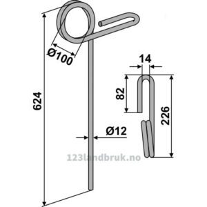 Etterharvetind - 624mm - Kverneland
