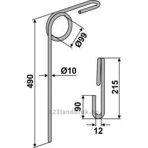 Etterharvetind - 490mm - Marsk-Stig
