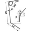 Etterharvetind - 470mm - Venstre - Nordsten