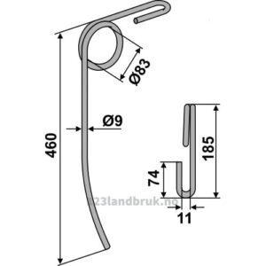 Etterharvetind - 460mm - Nordsten