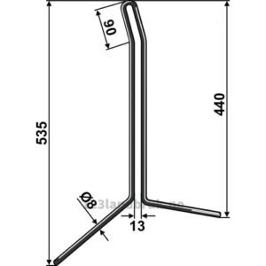 Etterharvetind - 535-440mm - Pöttinger, Rabe