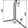 Etterharvetind - 345-430mm - Pöttinger, Rabe