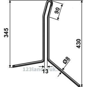 Etterharvetind - 345-430mm - Pöttinger, Rabe